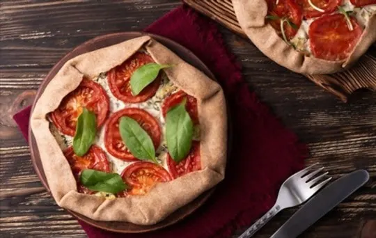 tomato and spinach galettes