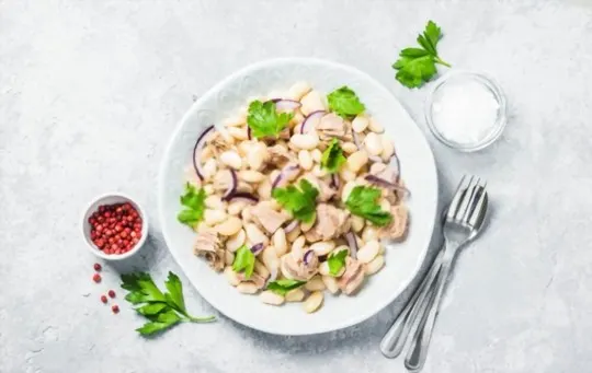 white bean salad