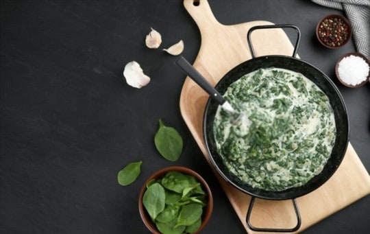 creamed spinach