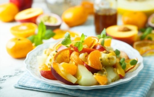 melon salad with citrus dressing