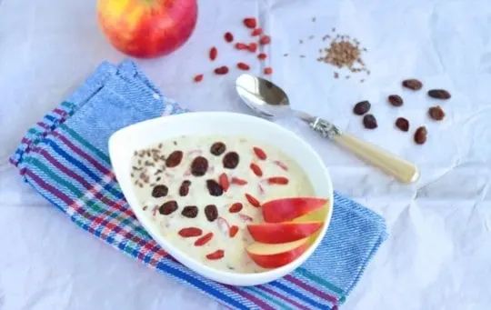 overnight soaked oats with flax seeds