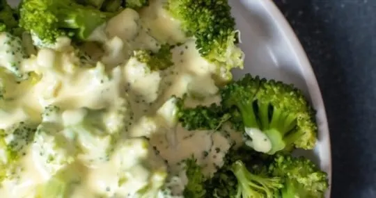 steamed broccoli tossed in butter