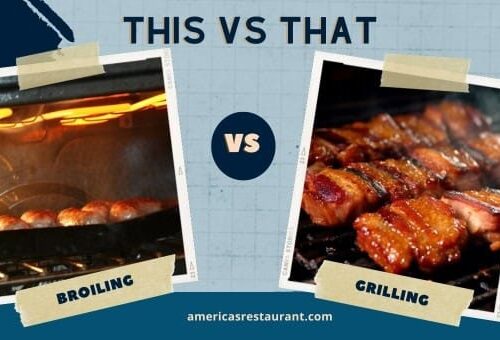 Broiling vs grilling