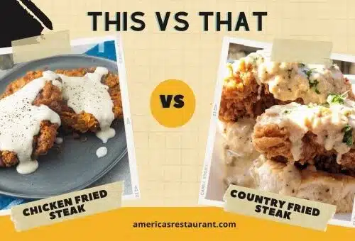 Chicken fried vs country fried steak