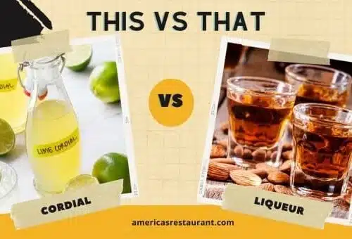 Cordial vs liqueur