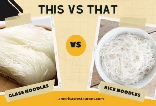 Glass noodles vs rice noodles