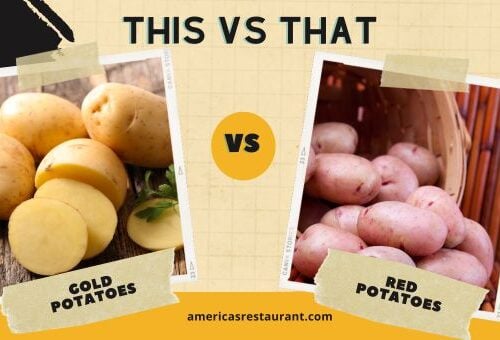 Gold vs red potatoes