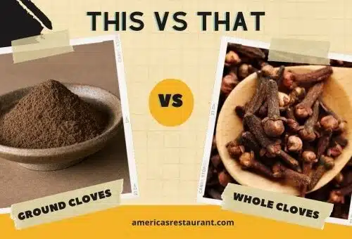Ground cloves vs whole cloves
