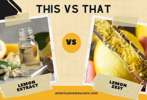 Lemon extract vs lemon zest