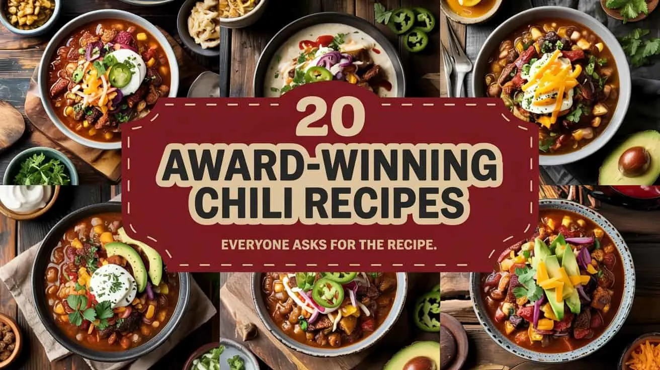 Award winning chili recipes