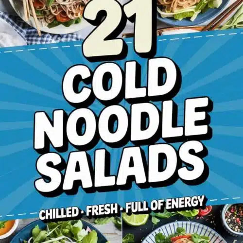 Cold noodle salads