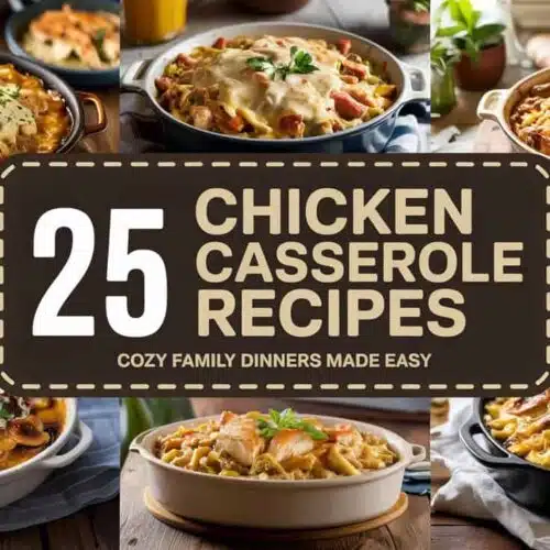 Cozy chicken casseroles