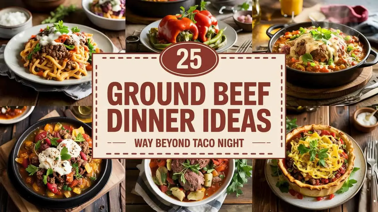 Ground beef dinner ideas
