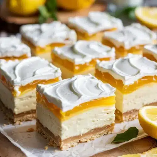 Lemon lush dessert