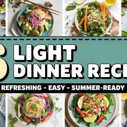Light dinner recipes