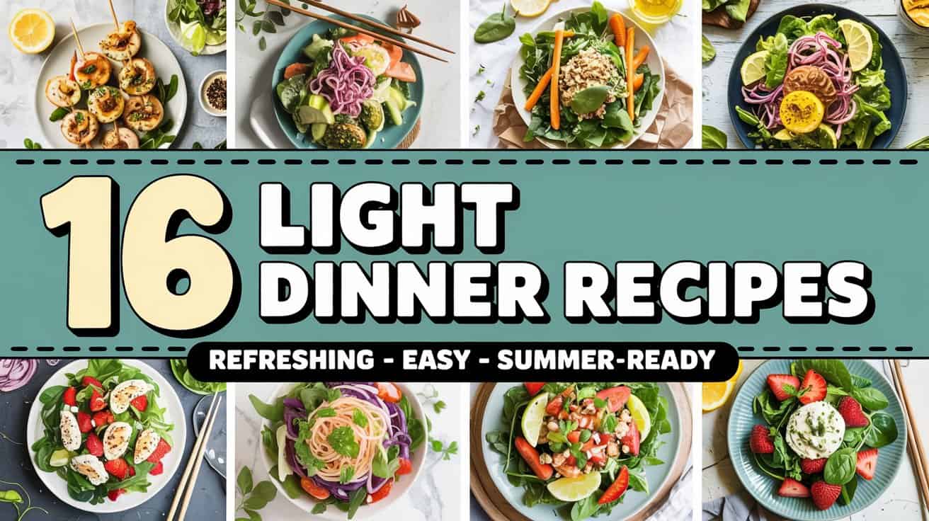 Light dinner recipes