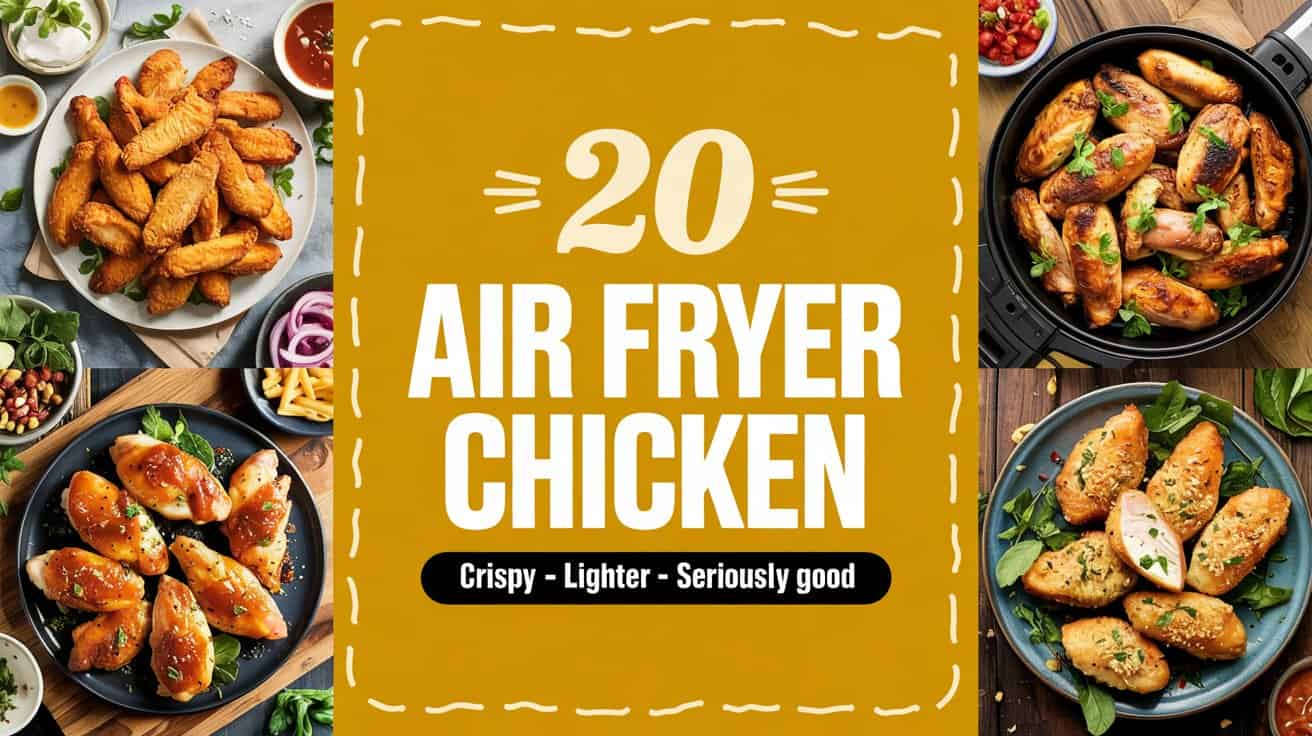 20 Air Fryer Chicken Recipes for Crispy, Healthier Meals