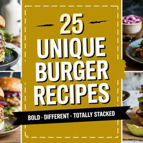 Best unique burgers recipes