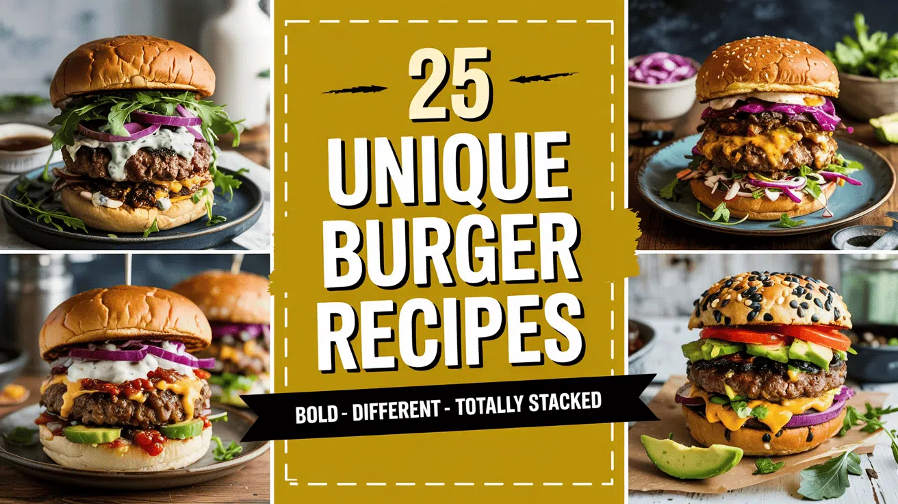 Best unique burgers recipes