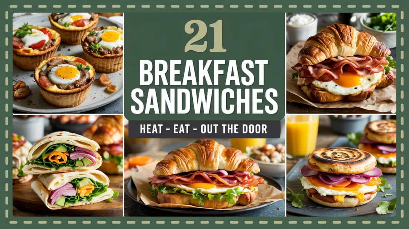Breakfast sandwiches recipes