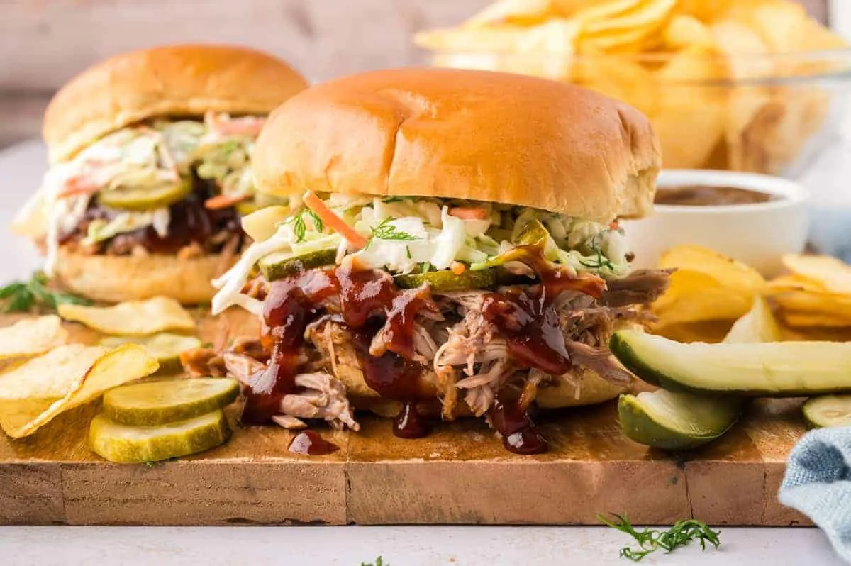 Pickle slaw pulled pork