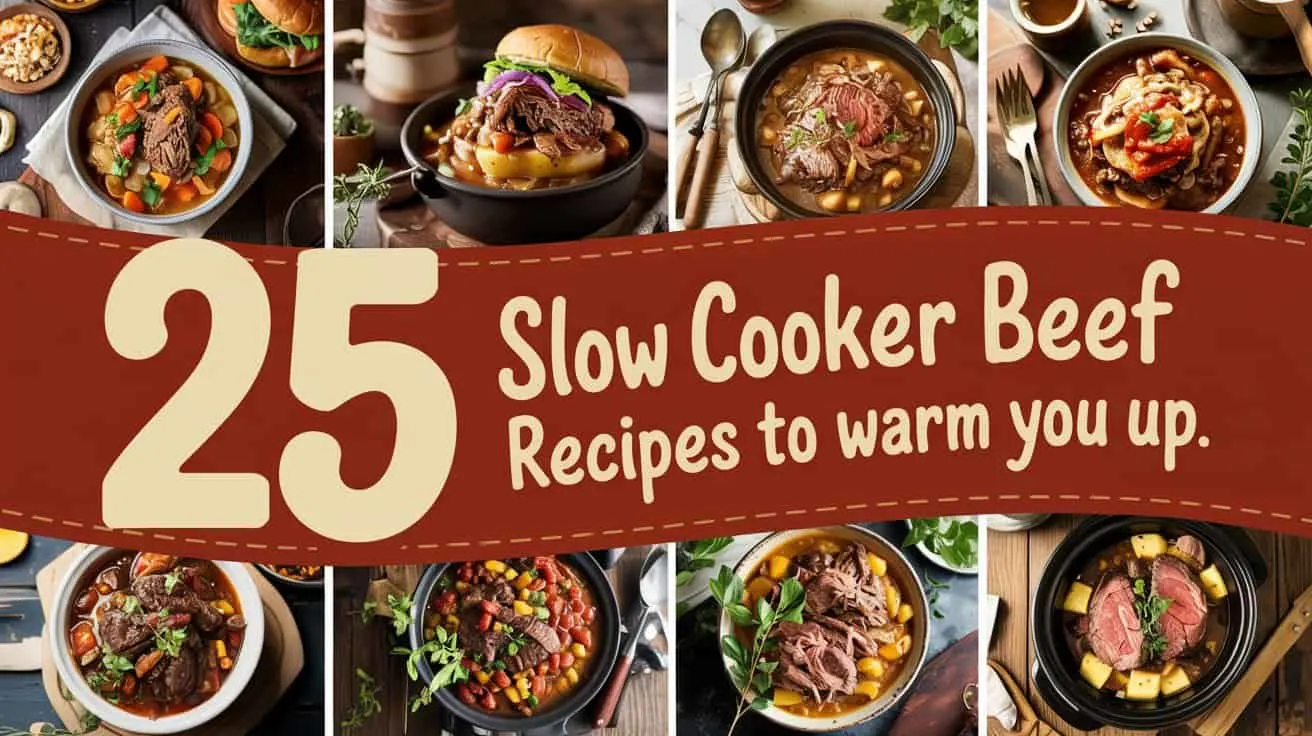 Slow cooker beef recipes