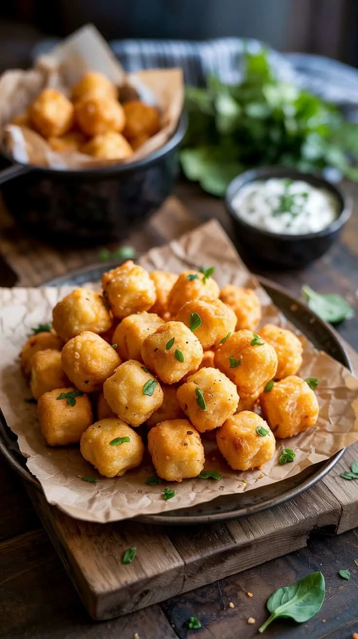 Air fryer tots these cris