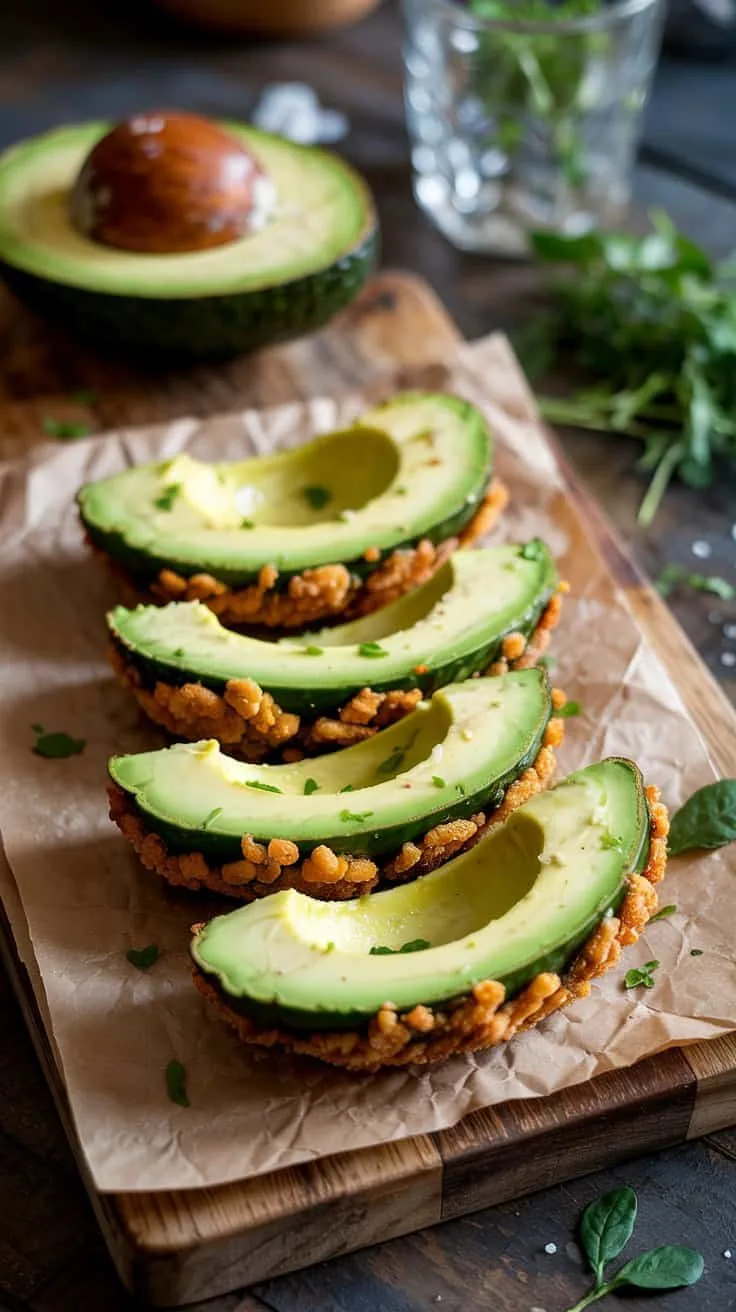 Air fryer avocado fries avocado slices vwa f3 bylp igxi3g