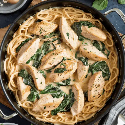 1 1 one pot creamy chicken and spinach pas