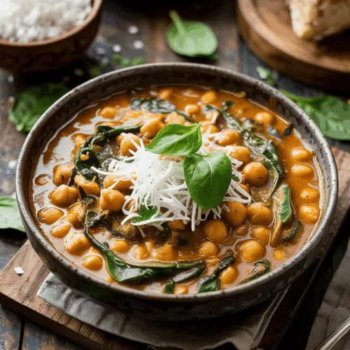 1 1 vegan chickpea and spinach coconut cur g