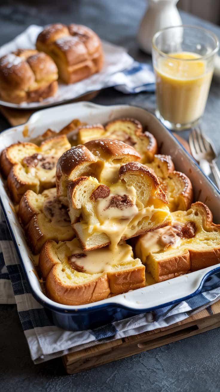 Classic baked french toast casserole t