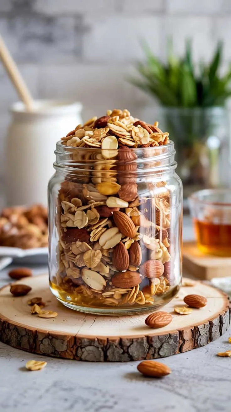 Classic honey almond granola this clas j