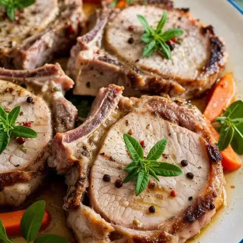 Garlic butter baked pork chops this re xeuiota