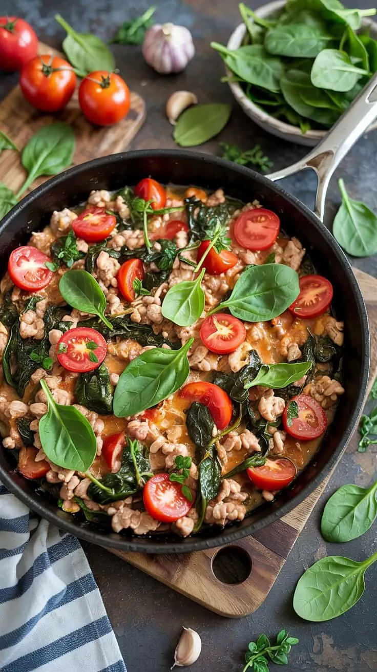 1 healthy ground turkey skillet with spi s1idoh mlfiuia wfq4xirlsvkd