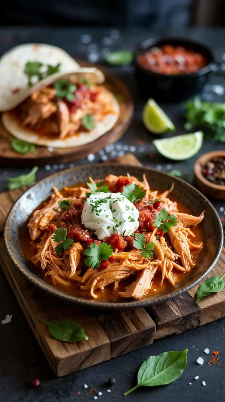Slow cooker chicken tinga this slow co aejpq