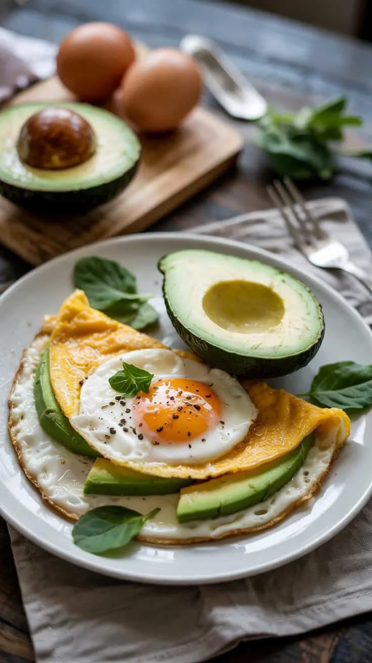 Egg white avocado omelette this egg w uo3