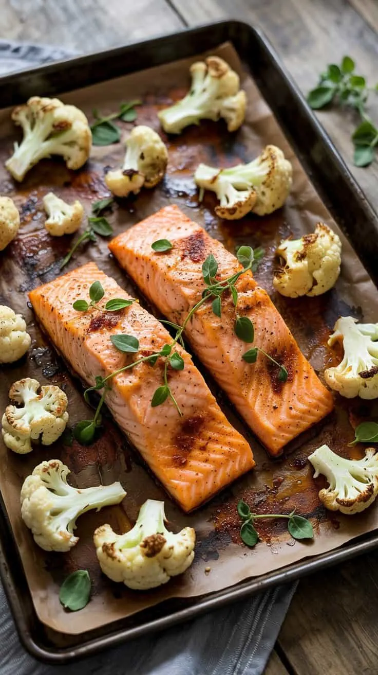 Smoked paprika and oregano sheet pan