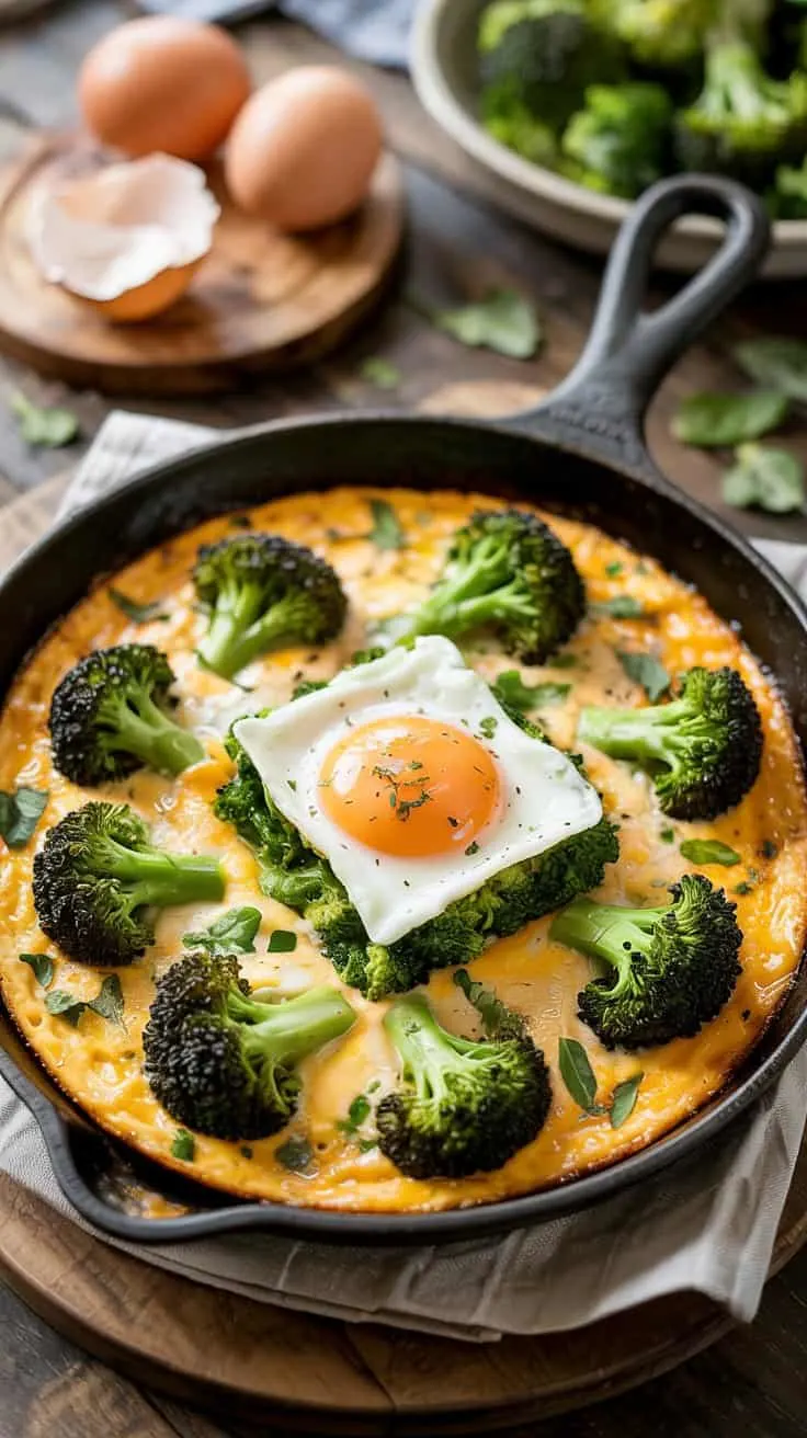 Broccoli and cheddar egg muffin skill rb z3cuxwog