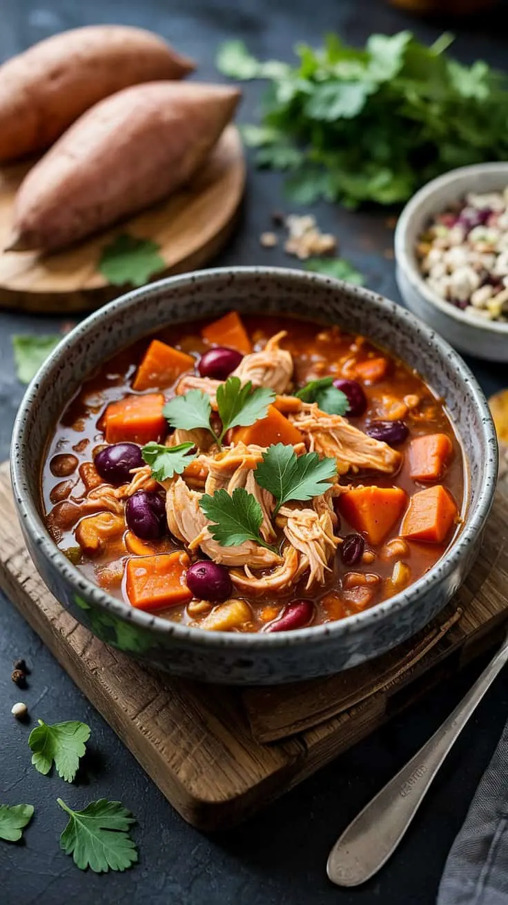 Slow cooker chicken and sweet potato 0nbpav 8dw