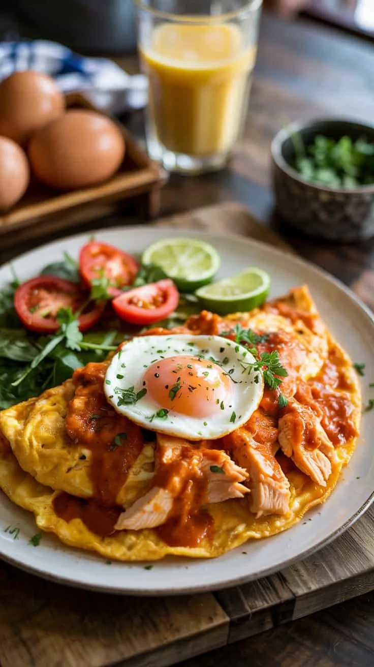 Buffalo chicken omelette this buffalo