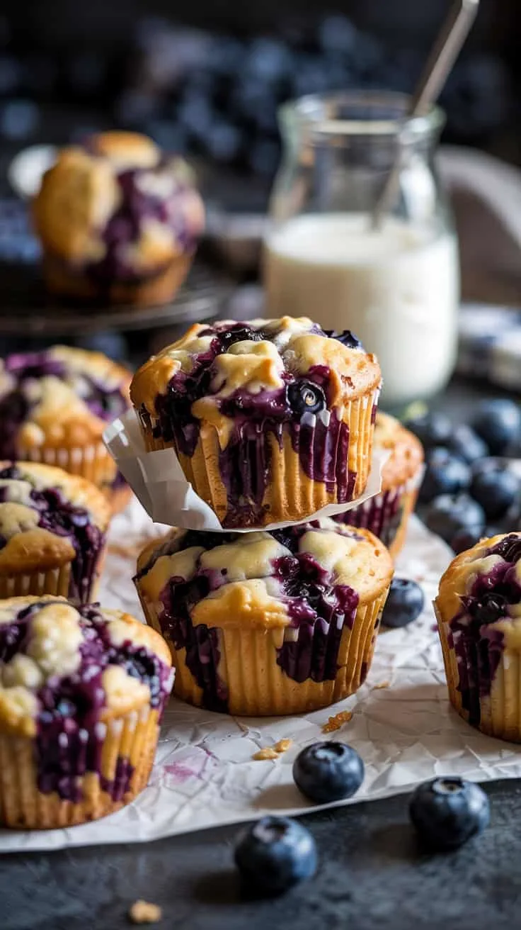 Blueberry sour cream muffins these mu sjhig