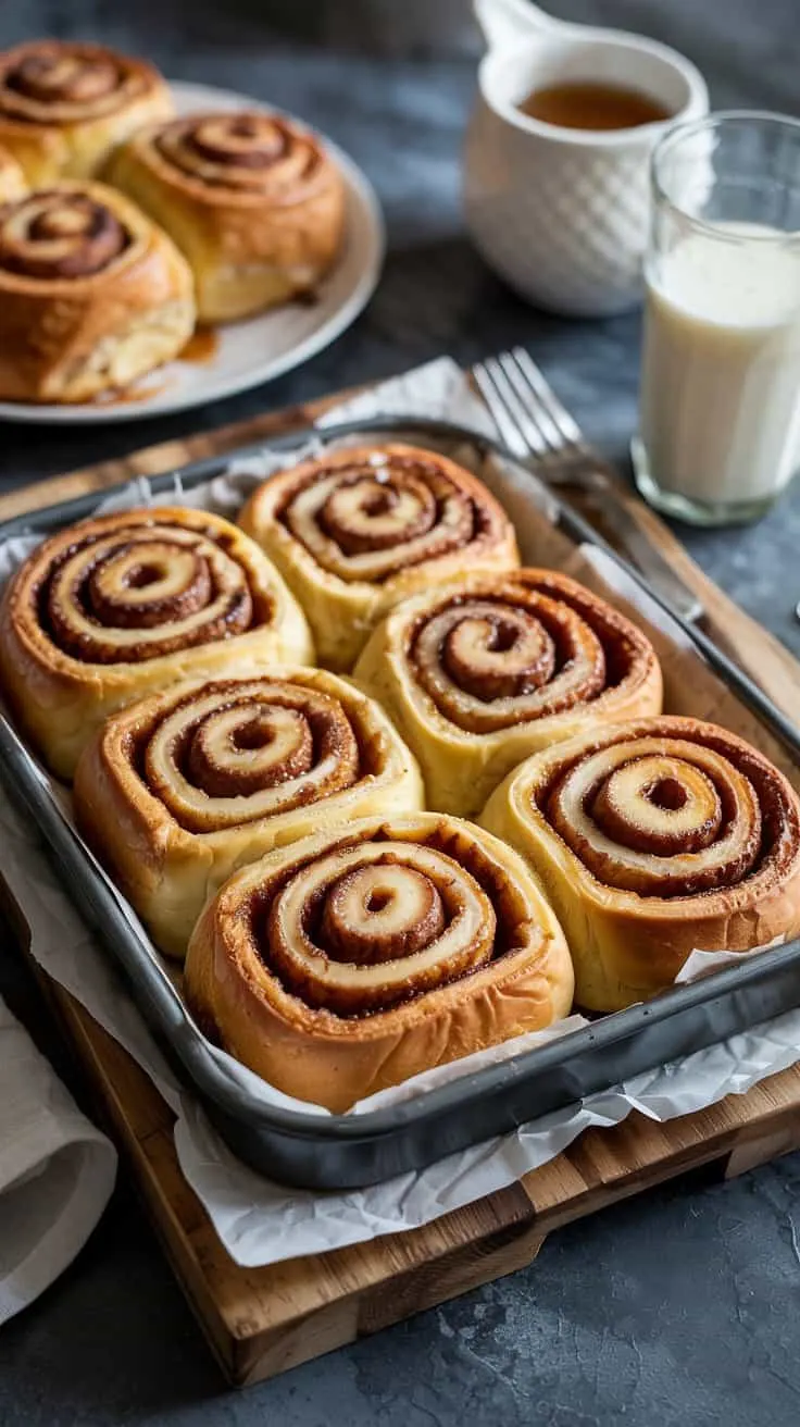 Overnight baked cinnamon roll french t