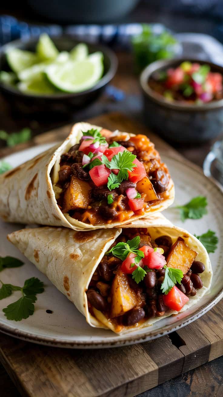 2 southwest black bean and potato burrit k gsgma x5ig