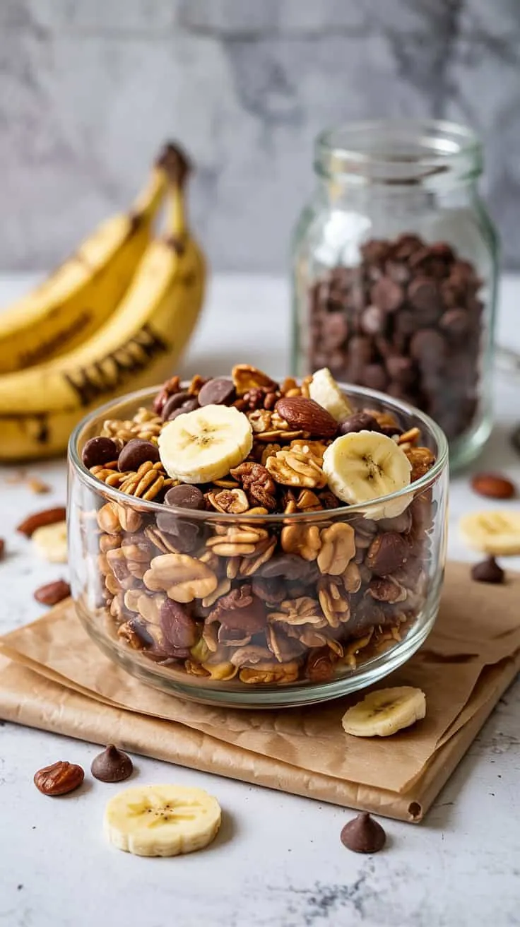 4 chocolate chip banana nut granola this mlmz diitmsgf osn0luzg