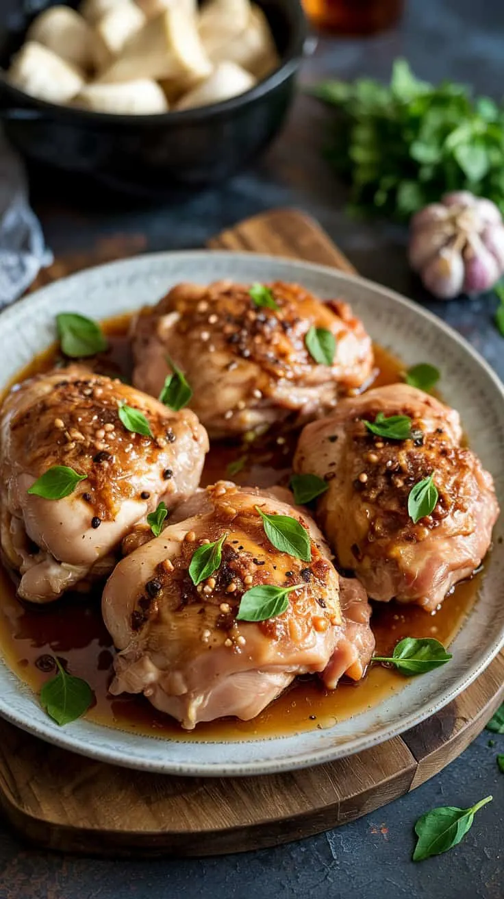 Slow cooker honey garlic chicken this gvkrna