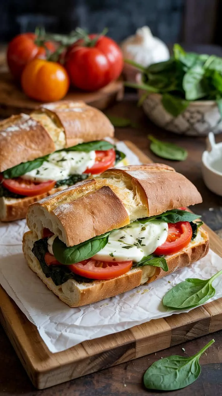 Spinach tomato breakfast ci