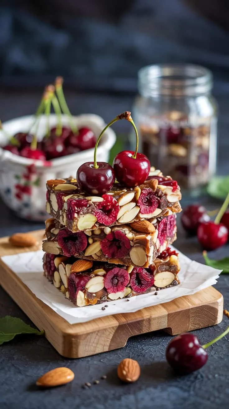 Cherry chia seed power bars these cher