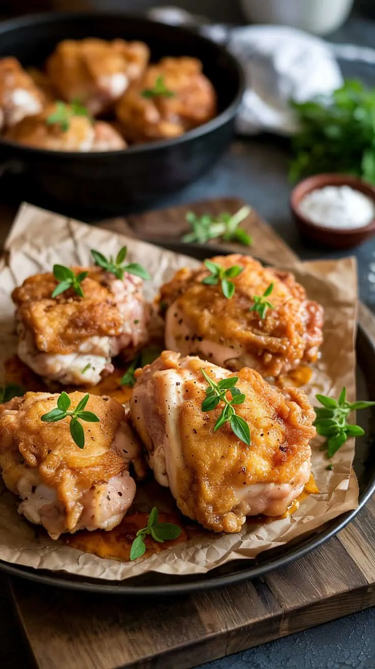 6 crispy oven fried chicken thighs this tql2mw sjvyrj1ys