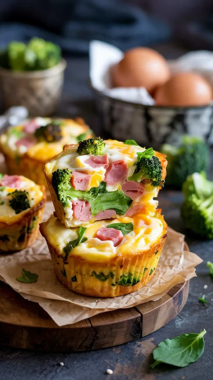 7 ham cheese and broccoli egg muffins th anxrmwtmqx agp93 xq