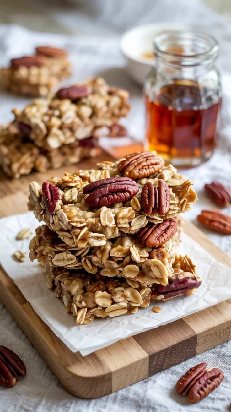 Maple pecan granola bars maple pecan g cwvub f lq 6jdw